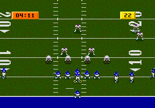 NFL Sports Talk Football '93 screenshot 3 for Sega Mega Drive
